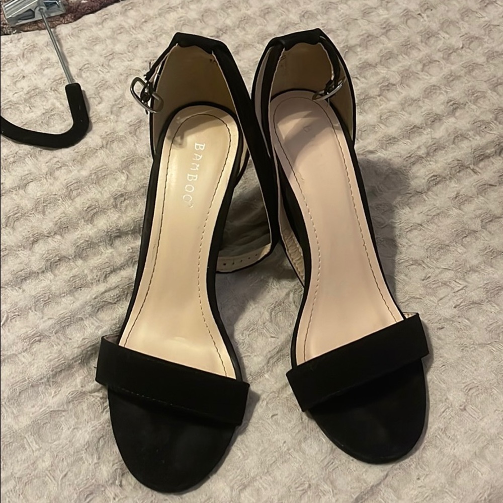 Black heels